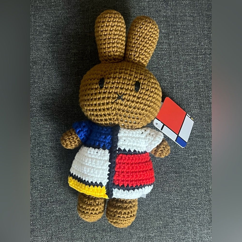 Crochet Bunny Melanie with Mandrian dress